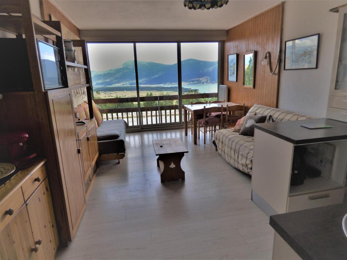 "Les Lupins 10" Residence "Les Lupins" Studio Cabine Pkg-100M Telecabine-Vue Lac, Montagne, Village Les Angles  Exterior foto
