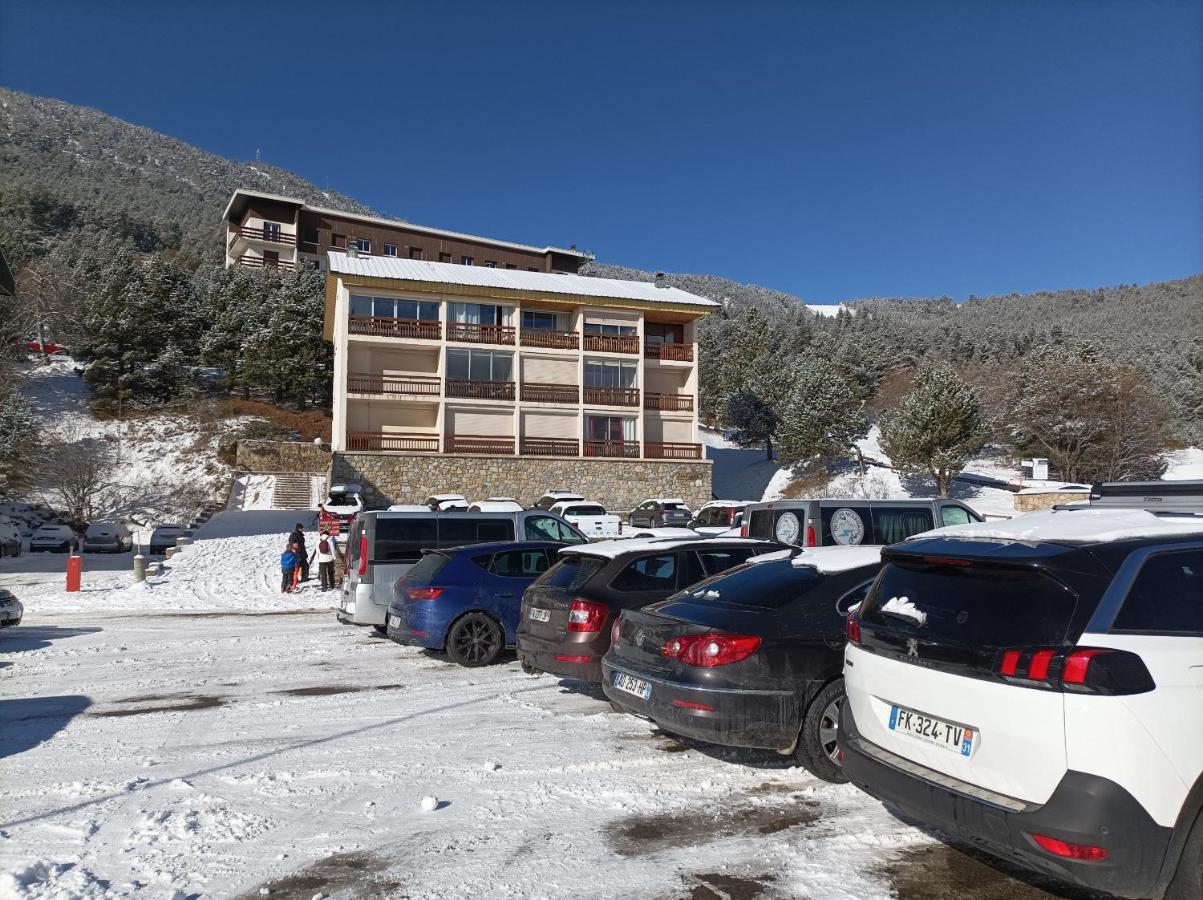 "Les Lupins 10" Residence "Les Lupins" Studio Cabine Pkg-100M Telecabine-Vue Lac, Montagne, Village Les Angles  Exterior foto